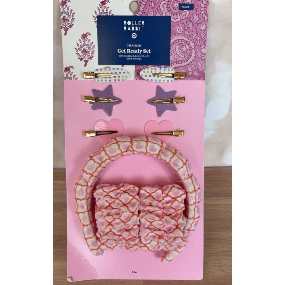 Roller Rabbit x Target Getting Ready Set | Hair Clips, Headband & Wrist Cuffs